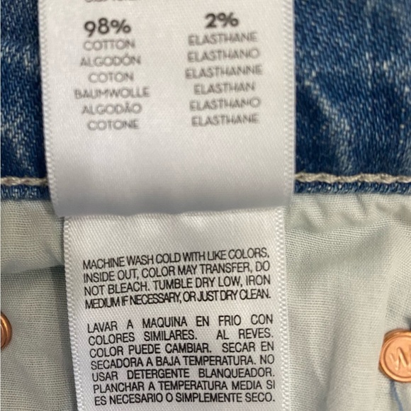 Mother High Waisted Ankle Rider Jeans Salt of Earth jeans size 29 LIKE NEW - Picture 11 of 12